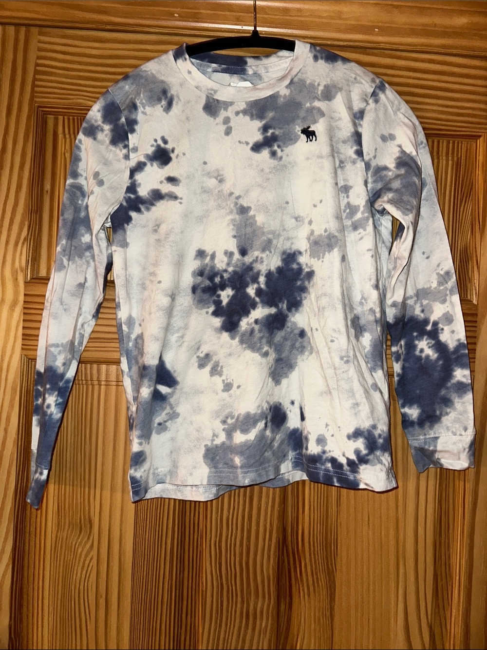 Abercrombie Kids Tie-Dye Long Sleeve Crewneck Shirt - Blue size 11/12